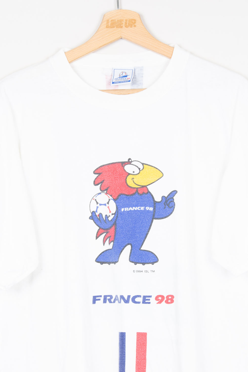 Thumbnail: T-shirt Football FFF Equipe de France Footix n°10 Coupe du Monde 1998 - M