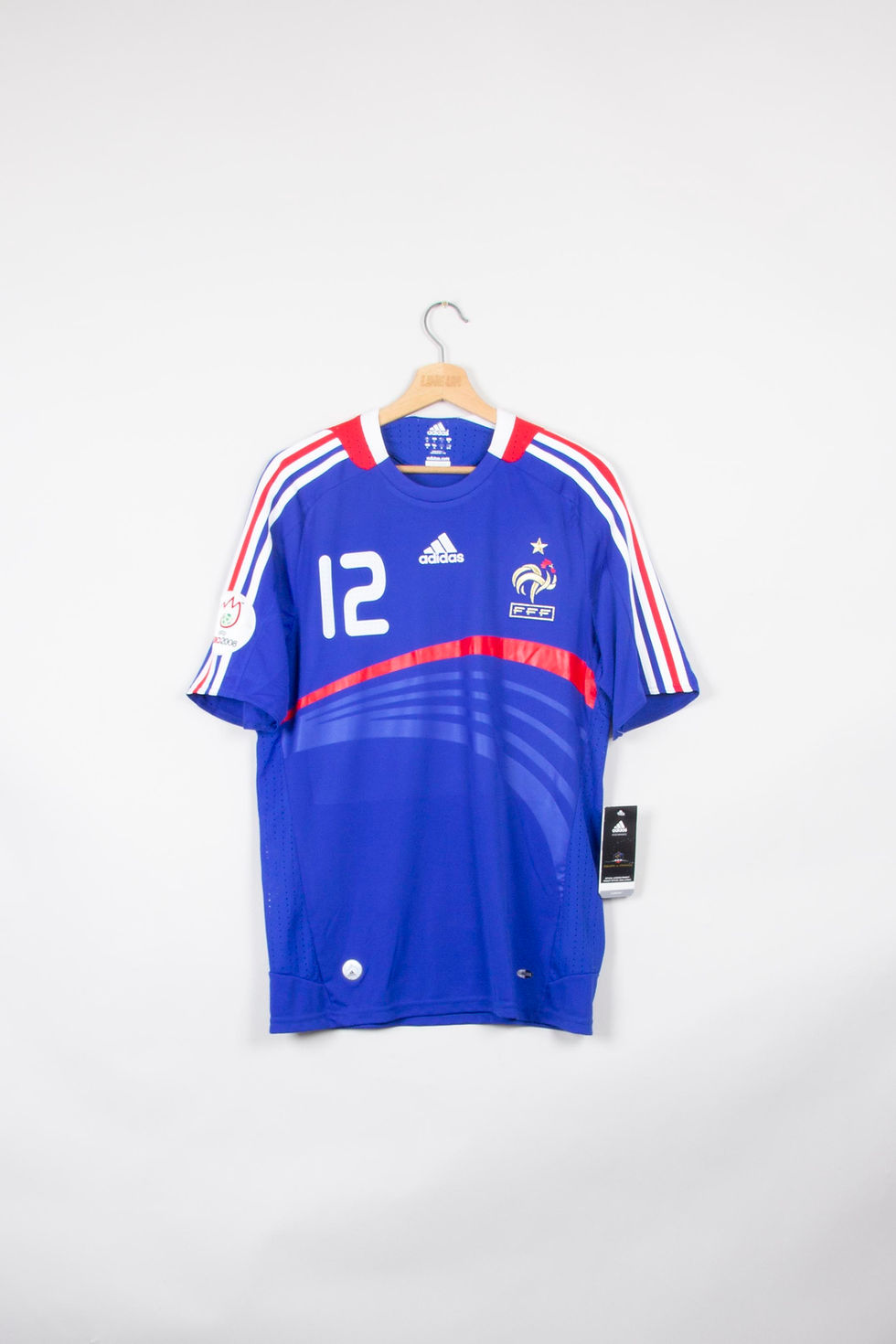 Thumbnail: Maillot Adidas Football FFF Équipe de France Home vintage HENRY 2008/09 - L