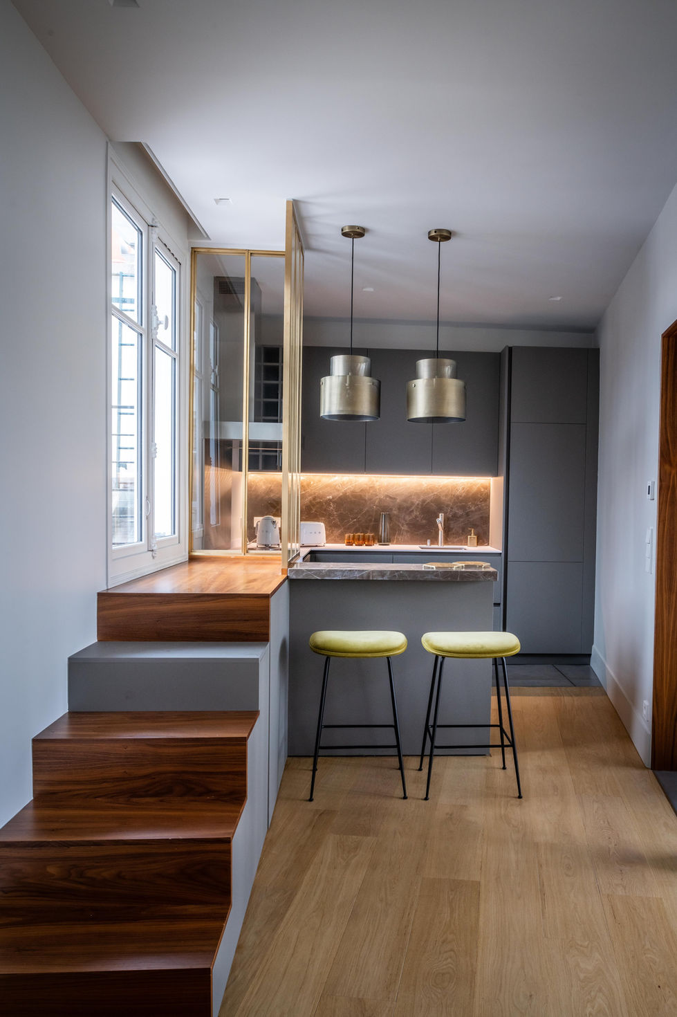 Architecte d’intérieur, je conçois et réalise des projets sur-mesure de rénovation et d’aménagement intérieur pour maisons, a