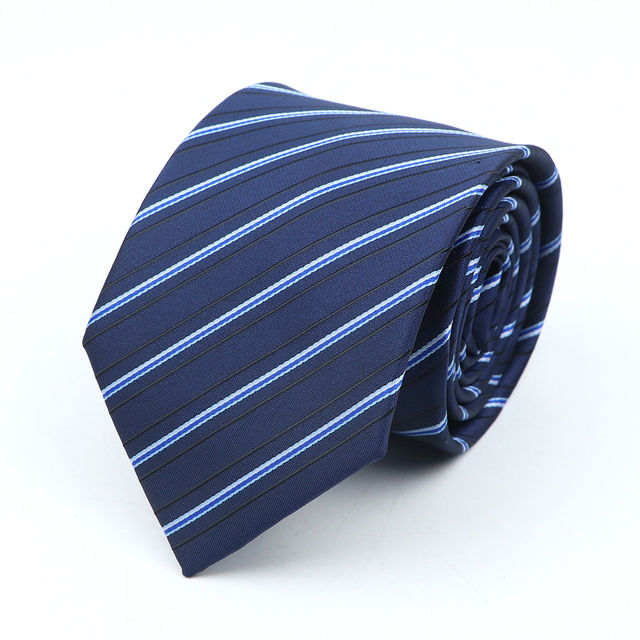Thumbnail: Men’s Skinny Jacquard Necktie Striped Plaid Paisley Gift