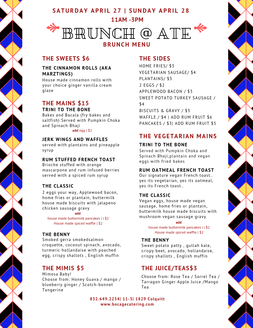 Caribbean Inspired Brunch