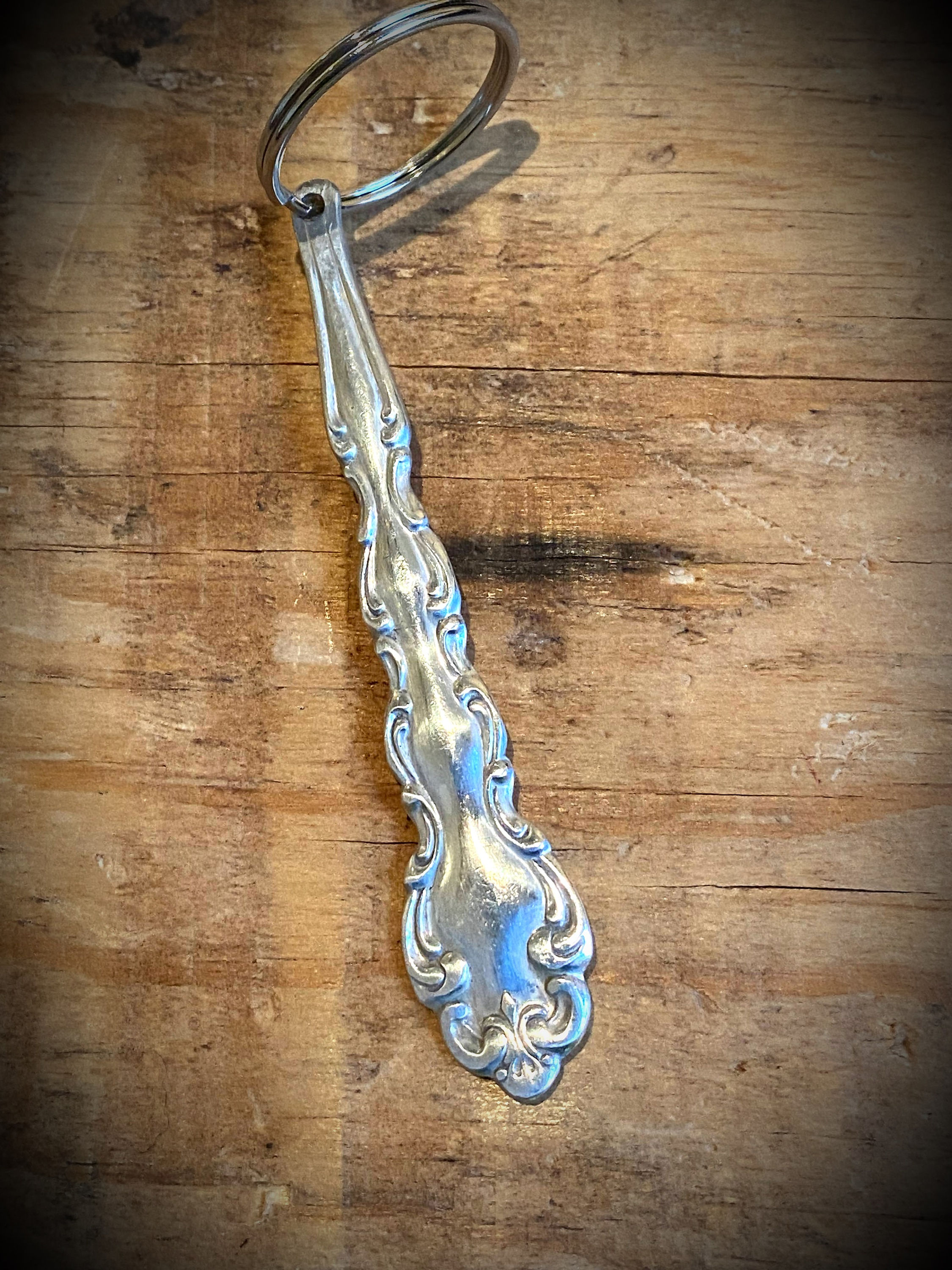 Elegant Spoon Handle Key Ring