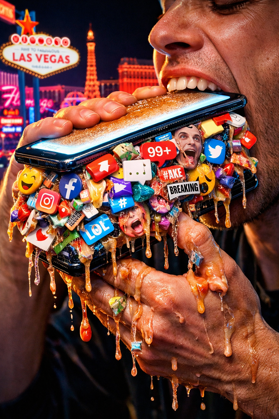 AI Slop sandwich in Las Vegas