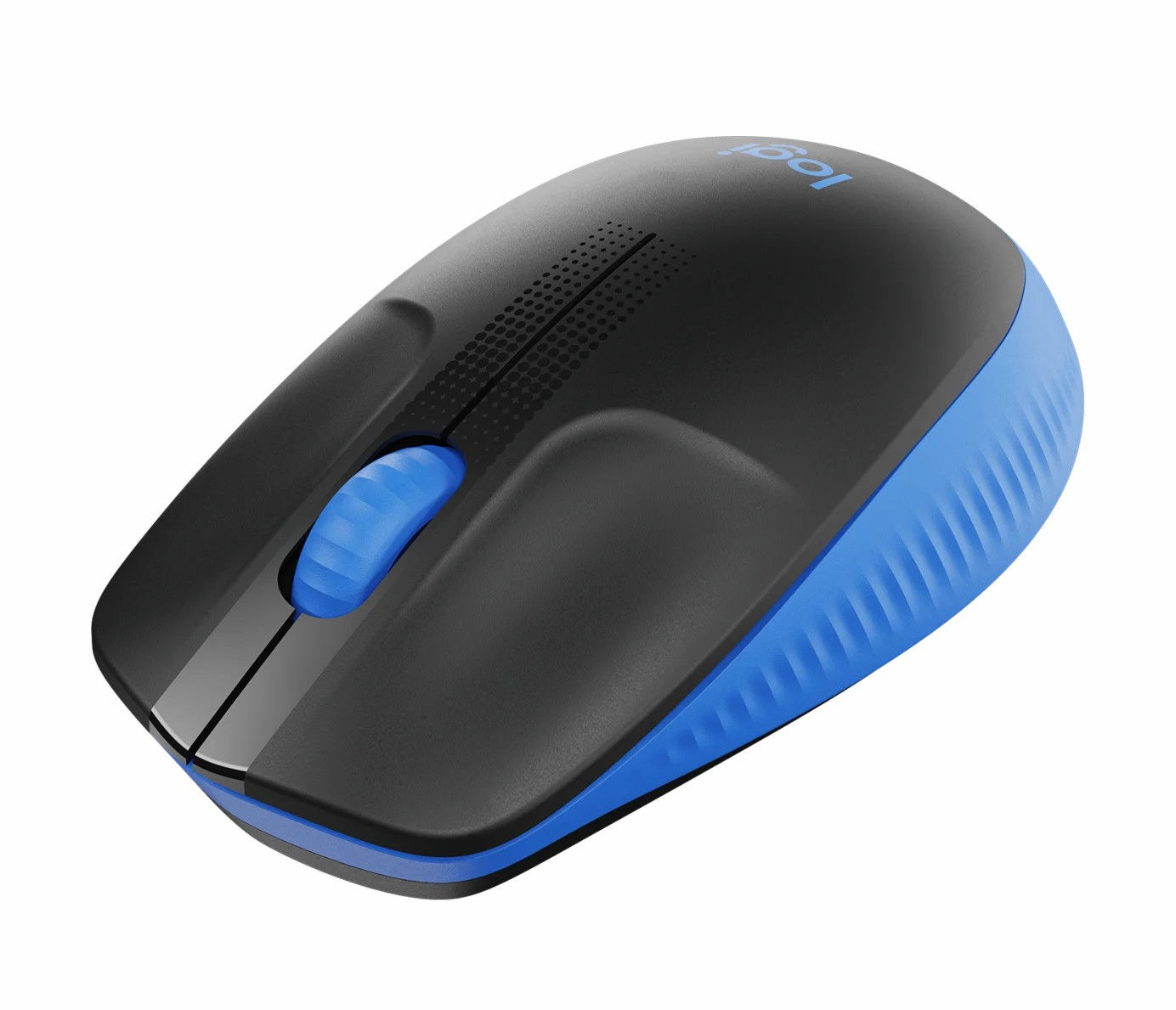 MOUSE LOGITECH M190 INALAMBRICO AMBIDIESTRO NEGRO Y AZUL