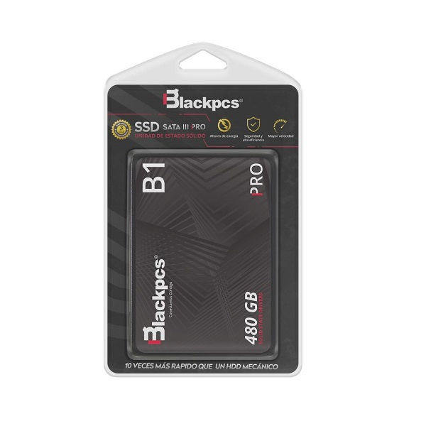 Miniatura: UNIDAD SSD BLACKPCS B1 480GB 560MBS SATA III 2.5 (AS201-480)