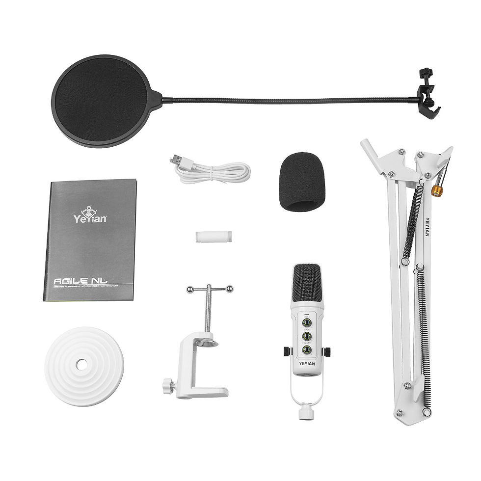 Miniatura: Yeyian Microfono Condensador Kit para Streaming Agile NL, Negro – Modelo YSA-UCH