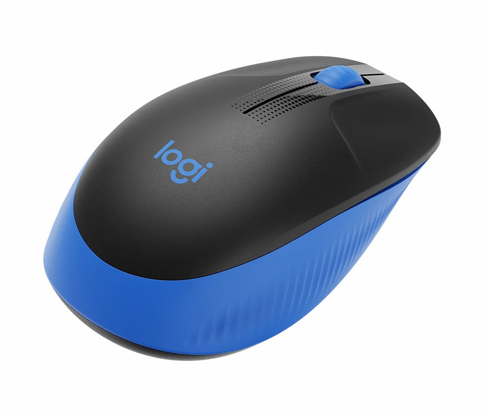 Miniatura: MOUSE LOGITECH M190 INALAMBRICO AMBIDIESTRO NEGRO Y AZUL