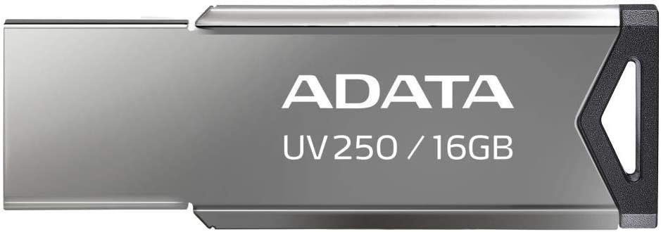 Miniatura: MEMORIA FLASH ADATA UV250 16GB USB 2.0 PLATA (AUV250-16G-RBK)