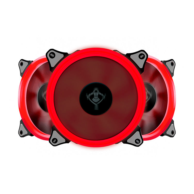 Miniatura: VENTILADOR GAMER YEYIAN LED ROJO YCT-050720R TYPHOON, 120MM, 3PZAS
