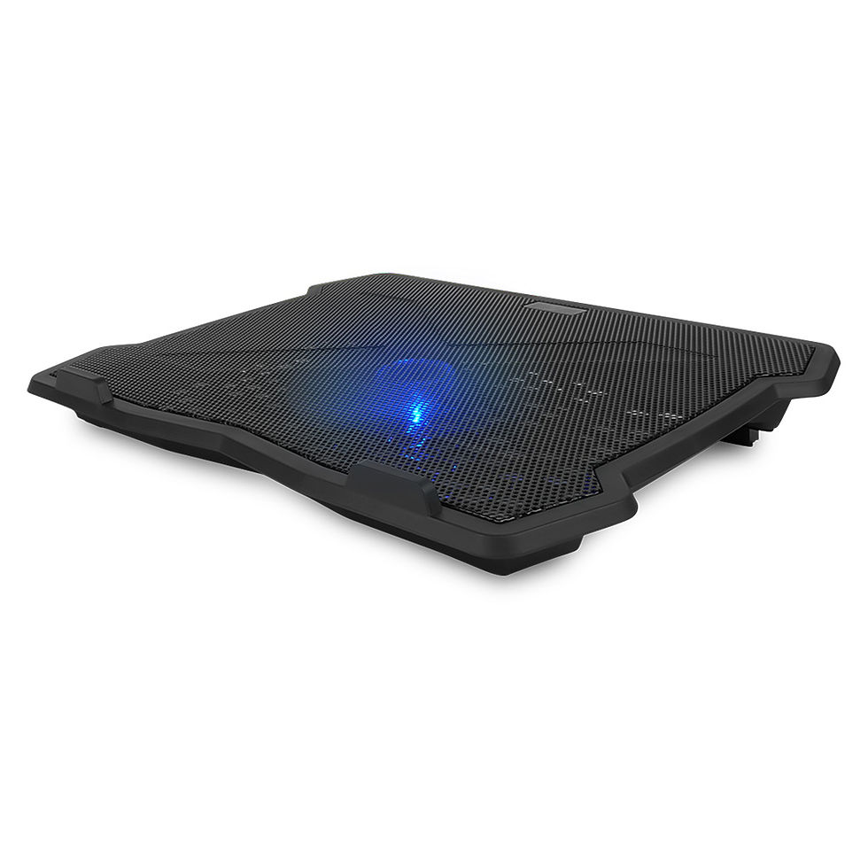 Thumbnail: BASE ENFRIADORA VORAGO LAPTOP 15.6 1 VENTILADOR 125MM LED AZUL CP-103