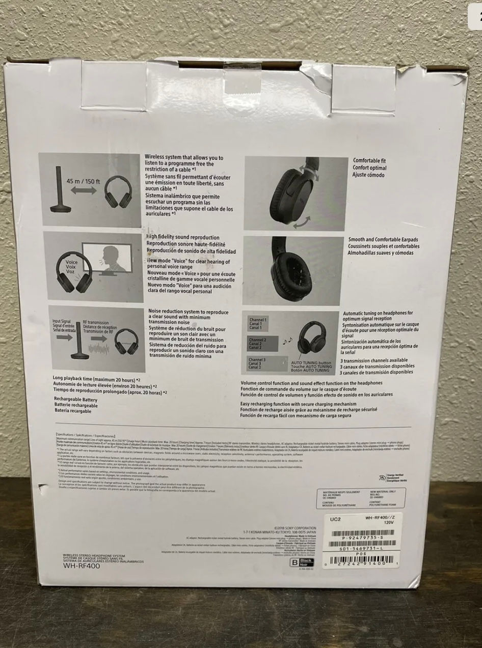 Thumbnail: Sony Wireless Headphones