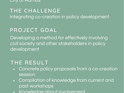 How do we create new policy with civil society?