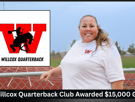 Willcox Quarterback Club Awarded $15,000 Grant from Arizona Bowl