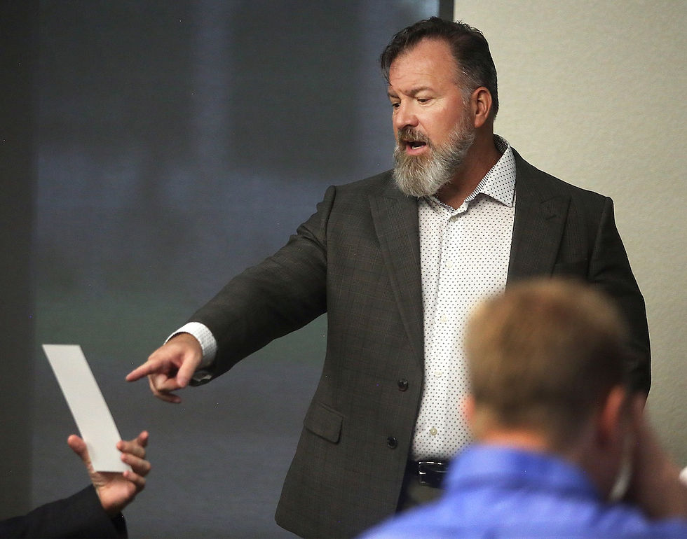 Economic Development Director Tony Boone (pictured) along with City Manger Chuck Potucek and Community Development Director Matt McLachlan led this year's Partners in Progress panel discussion.