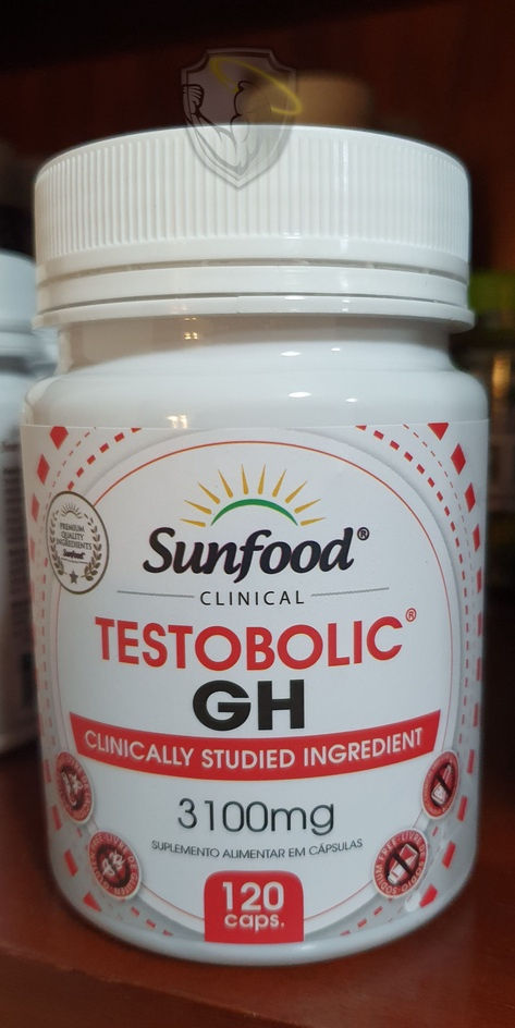Miniatura: TESTOBOLIC GH 3000MG 120 CAPS SUNFOOD CLINICAL