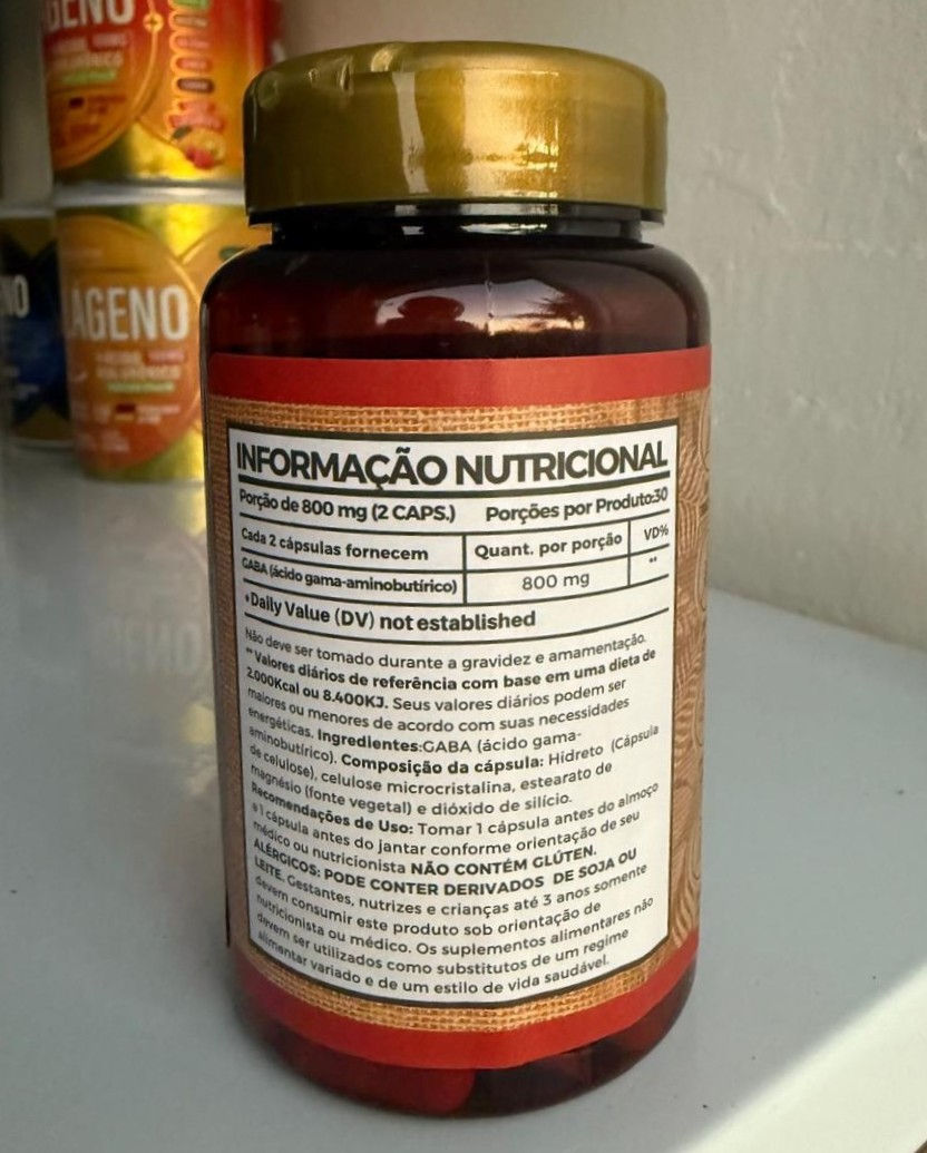 Miniatura: GABA (ACIDO GAMA-AMINOBUTIRICO) 800MG 60 CAPS MULTIVITTA