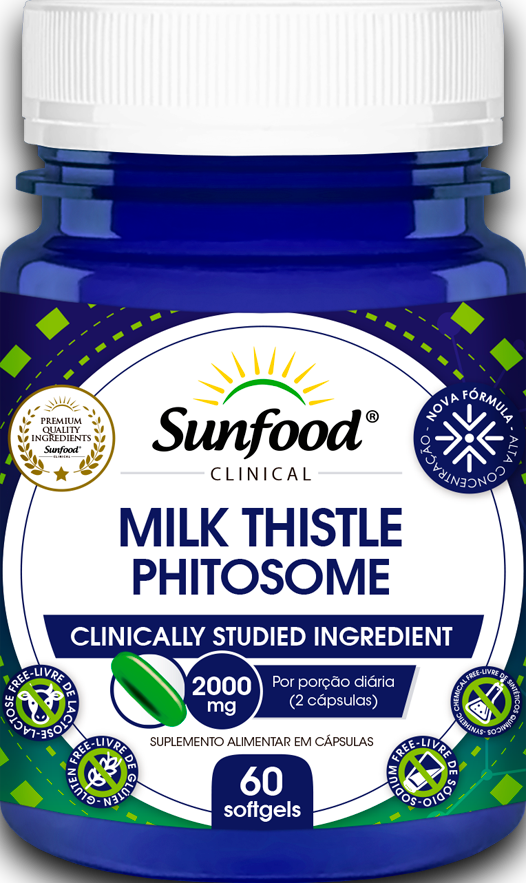 MILK THISTLE PHITOSOME 2000MG 60 SOFTGELS SUNFOOD CLINICAL