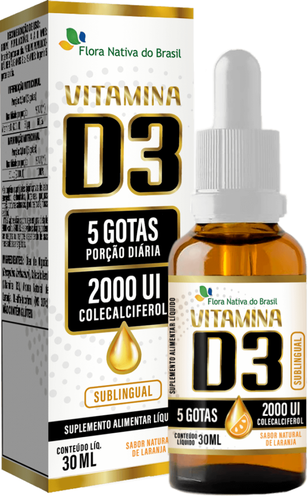 VITAMINA D3 30ML FLORA NATIVA DO BRASIL
