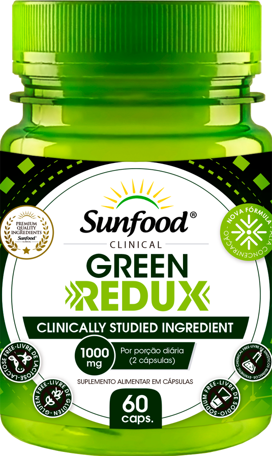 GREEN REDUX 1000MG 60CAPS SUNFFOD CLINICAL