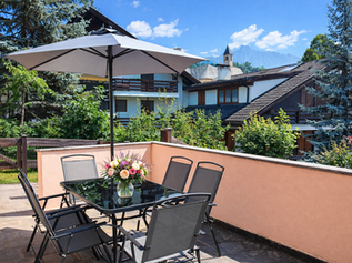 Panoramica da un appartamento in Val di Fiemme