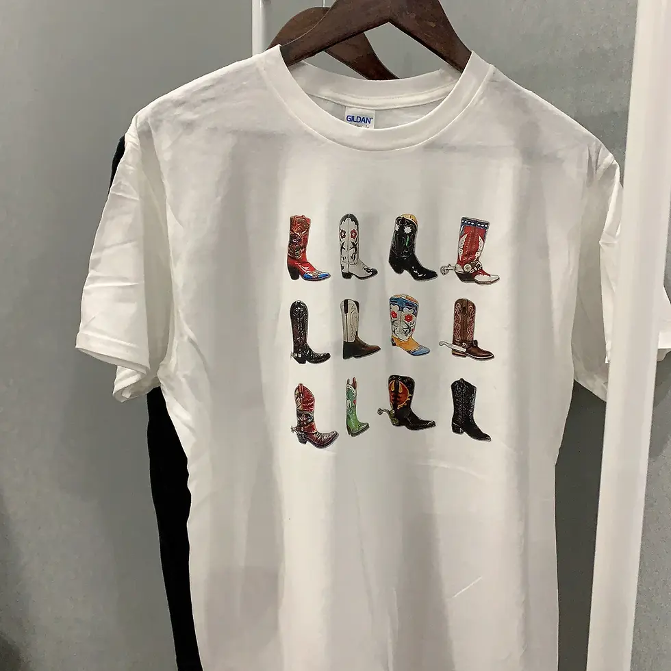Miniatyrbild: Boot Western T-Shirt Women