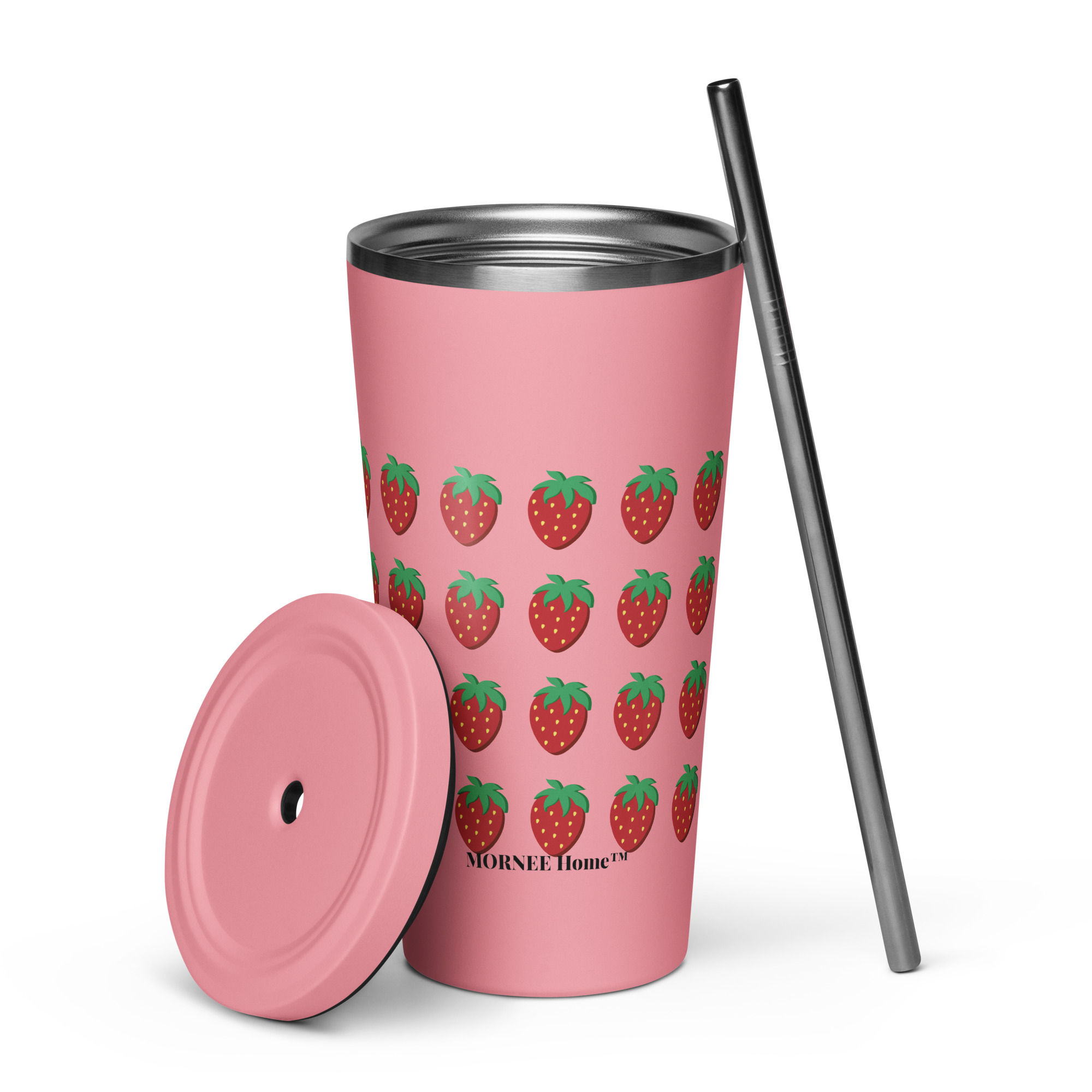 Strawberry Glow Insulated Tumbler
