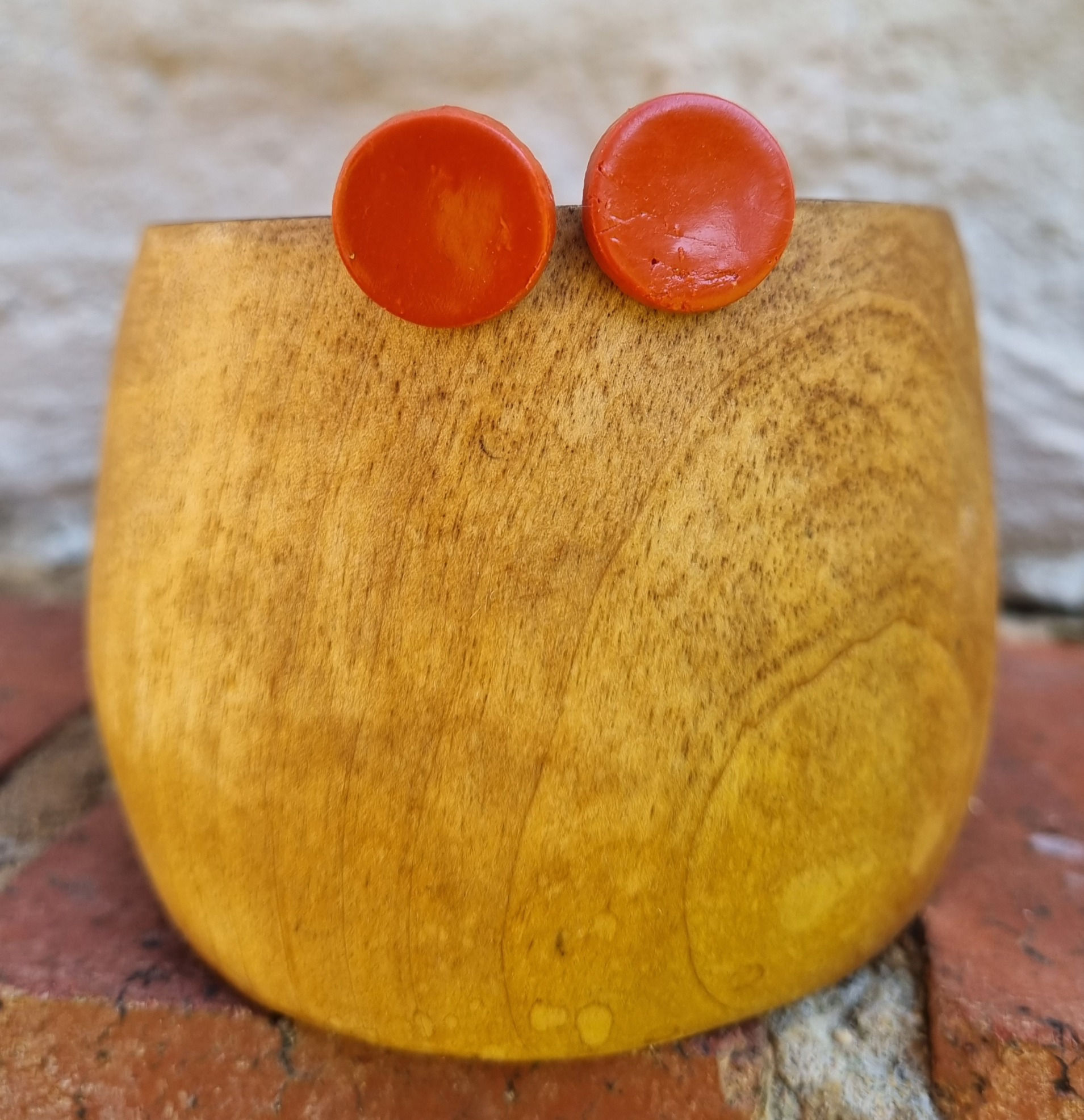 B19 - Terracotta Polymerclay Earrings