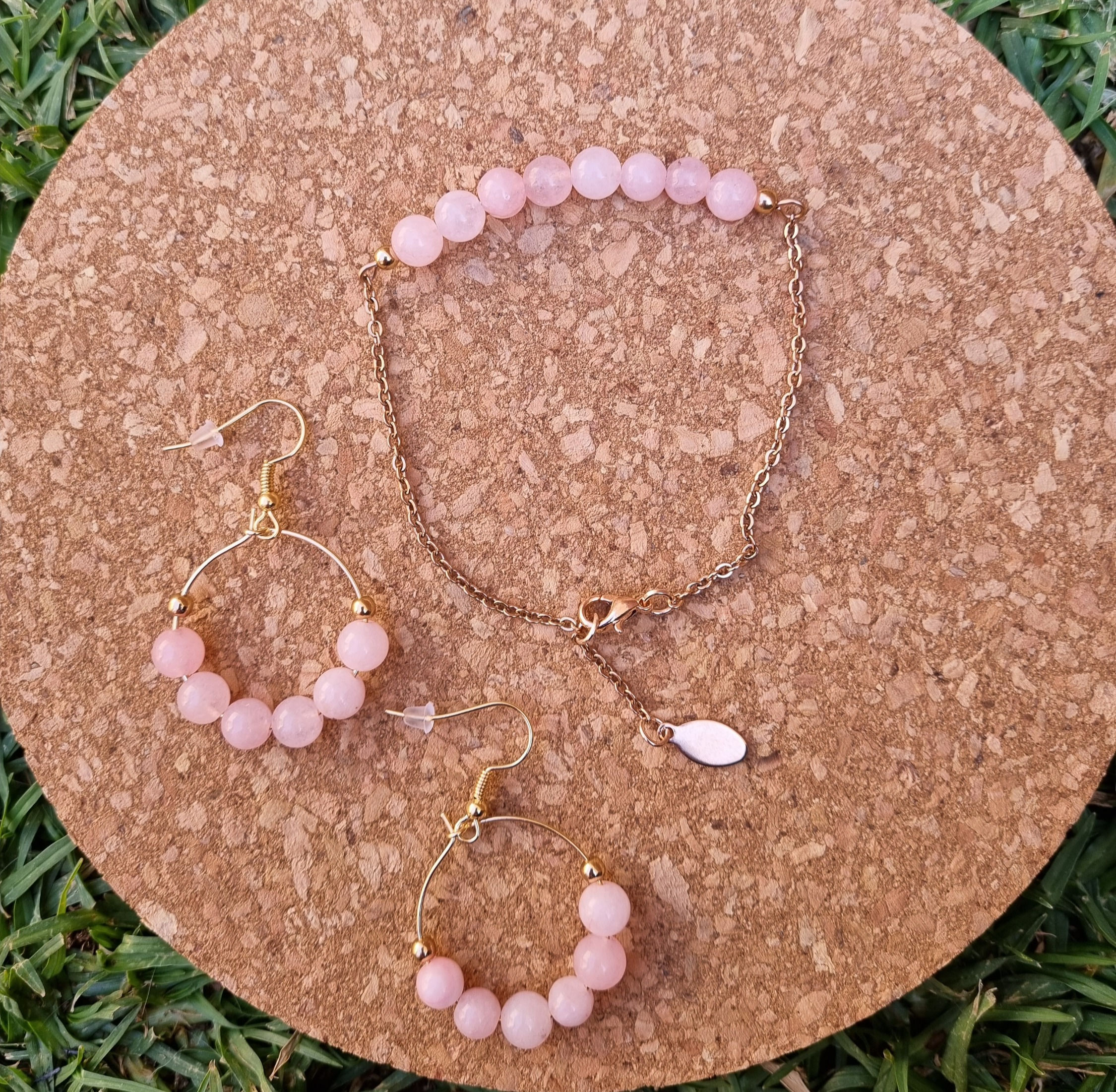 Combo 15 - Gemstone Bracelet & Earrings