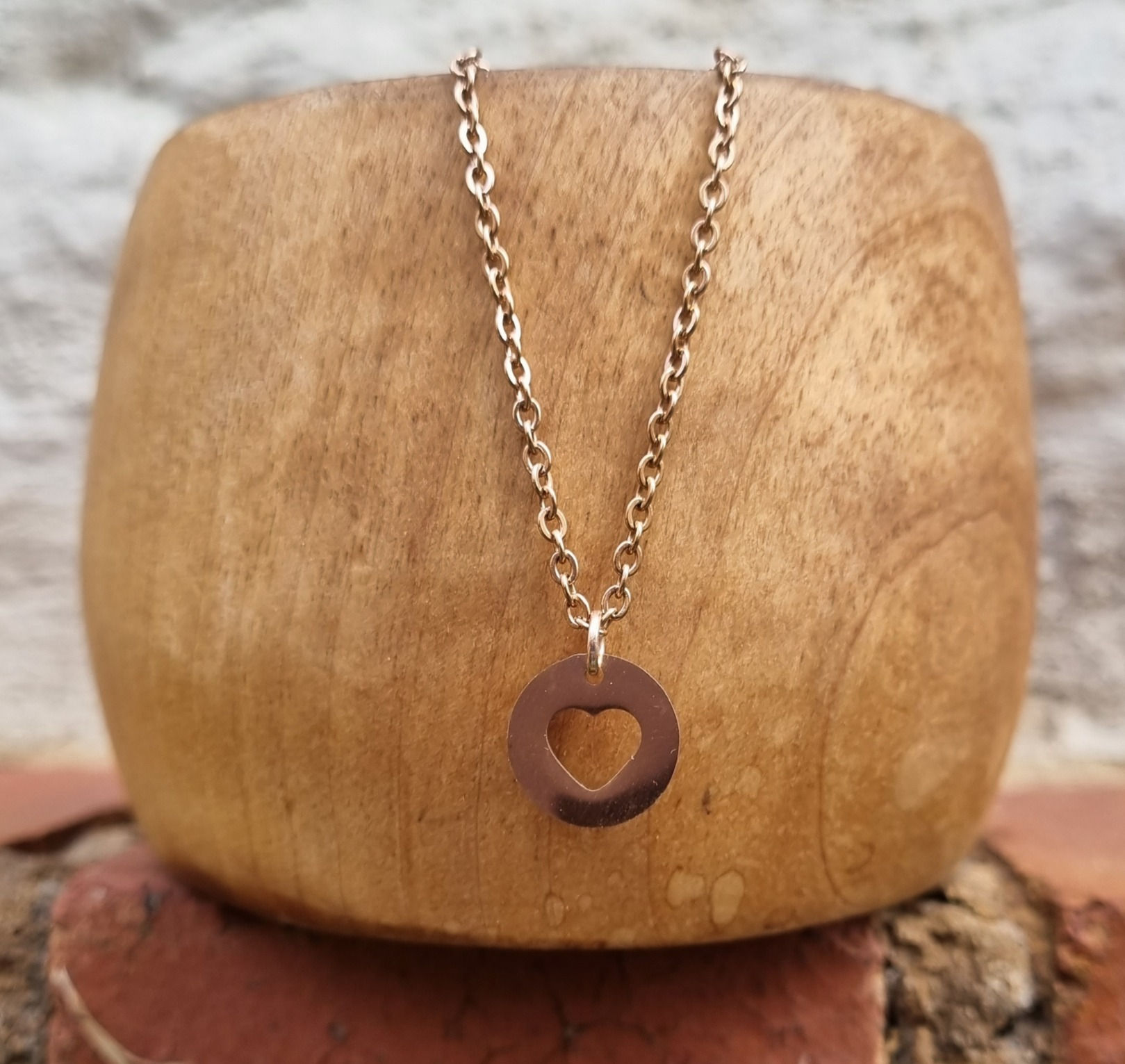 G34 - Gold Toned Stainless Steel Necklace