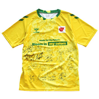 全選手 直筆サイン入り 香川銀行シラソル香川 ミモザシャツ