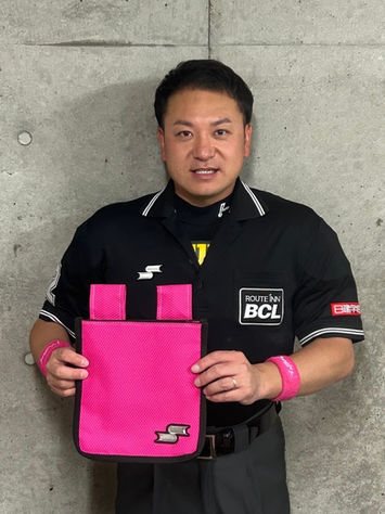 #12 守谷 勇樹審判員 着用&直筆サイン入りボール袋