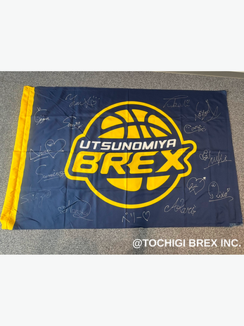 BREXYパフォーマンス使用フラッグ ネイビー (BREXY直筆サイン入り)