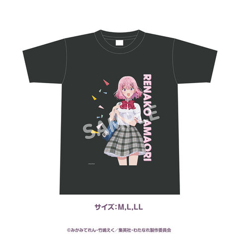 キャラTシャツ わたなれ展Ver. 甘織れな子(M/L/LL)
