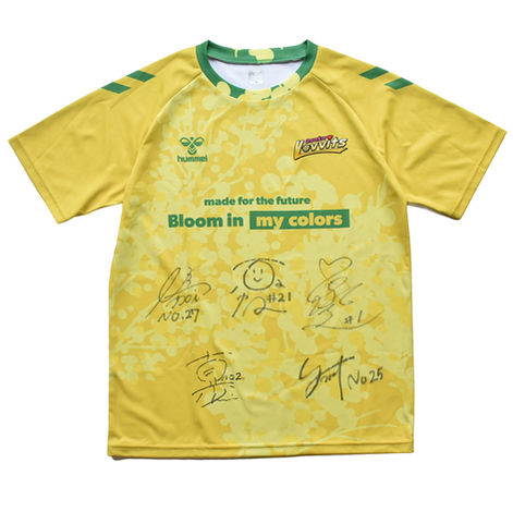 【熟練選手の味わい深いサイン入り】大阪ラヴィッツ ミモザシャツ