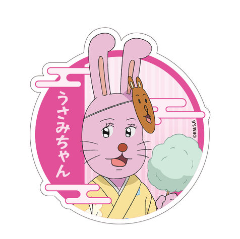 ダイカットステッカー お祭りVer. うさみちゃん