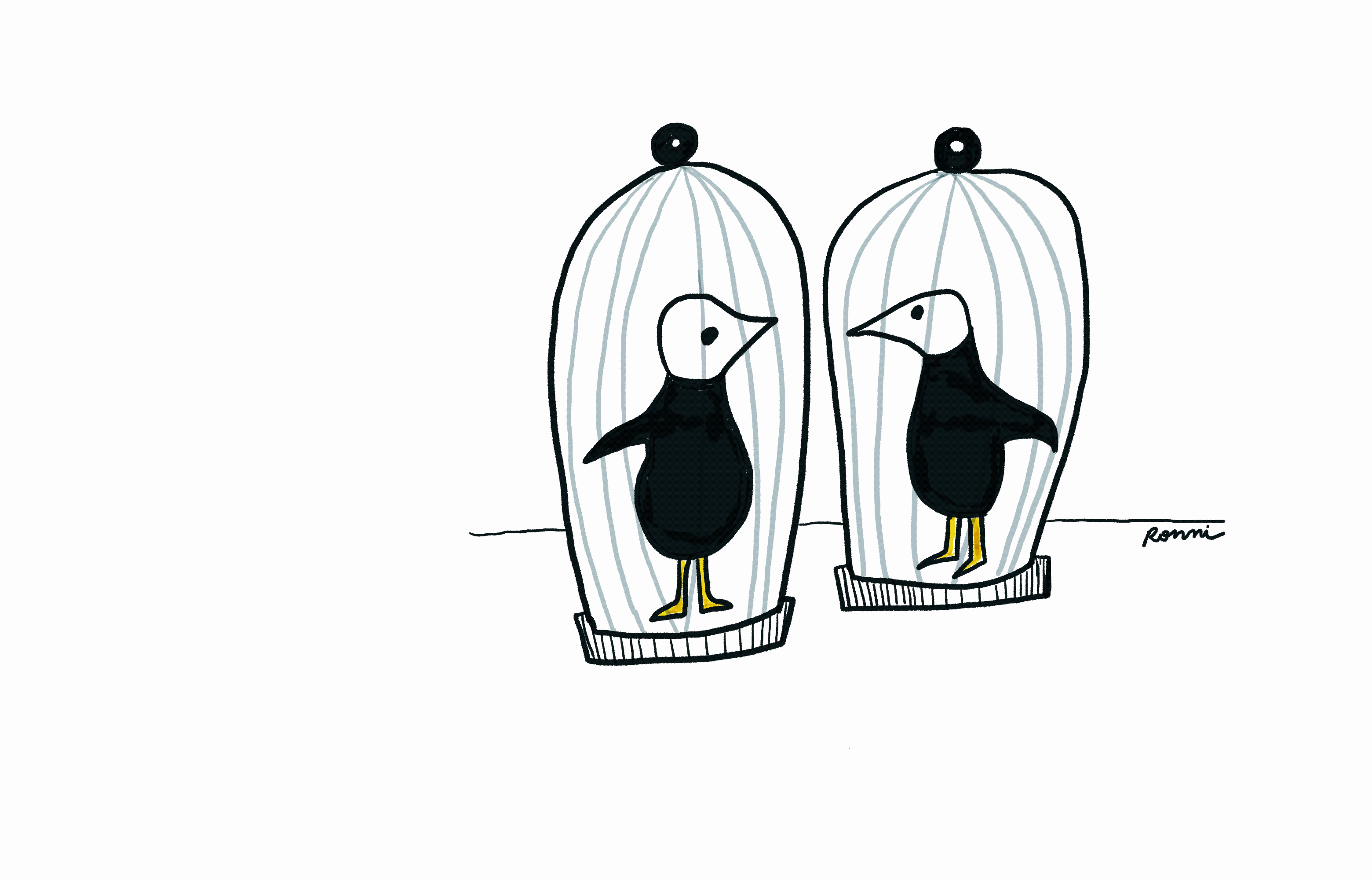 The Dairy Bird: Social Distancing