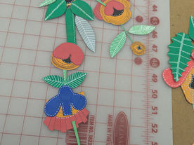 cut paper applique