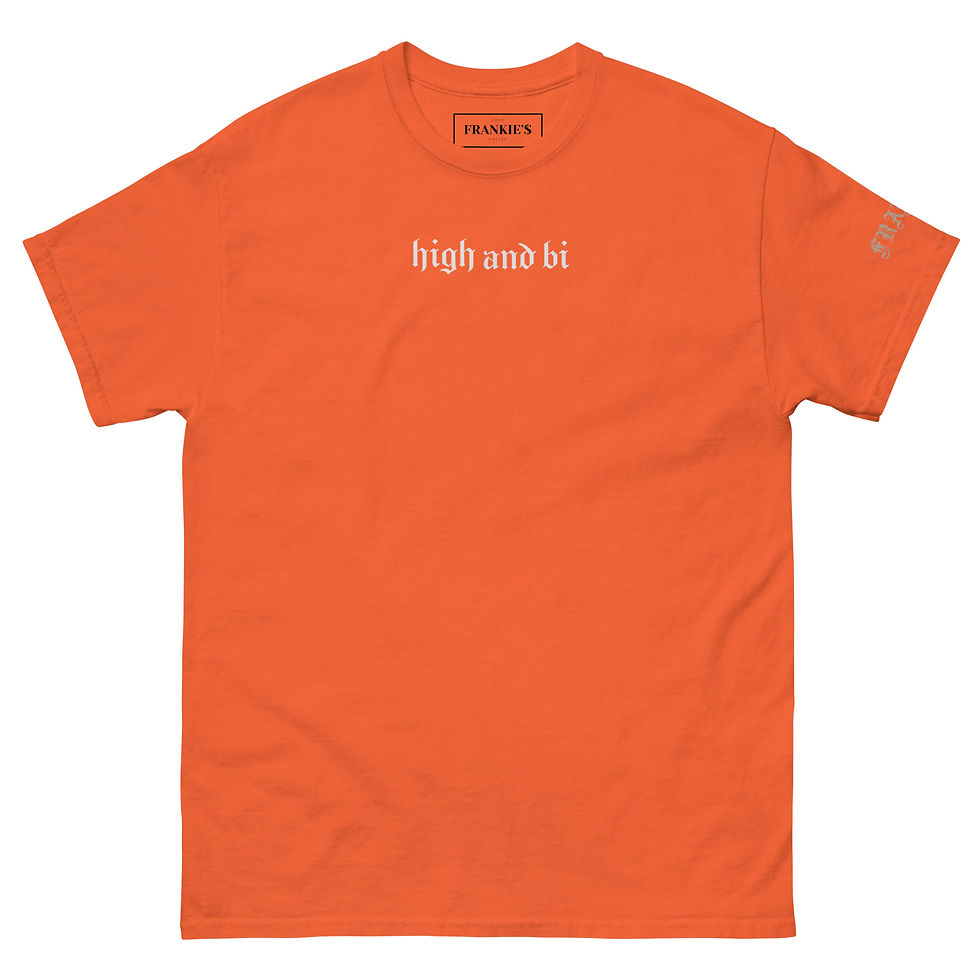 Thumbnail: high and bi unisex t-shirt 