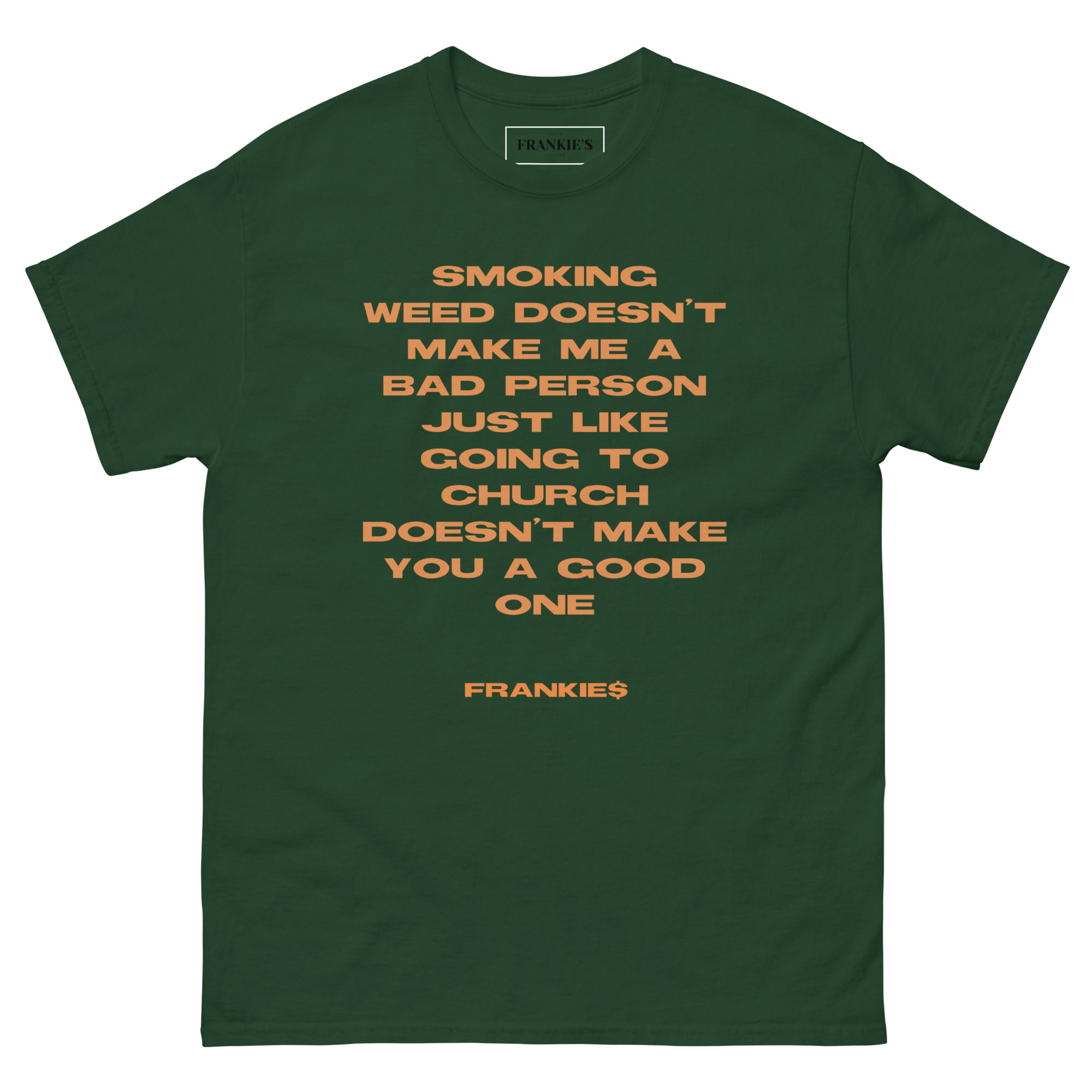 smoking weed doesn’t make me a bad person unisex t-shirt