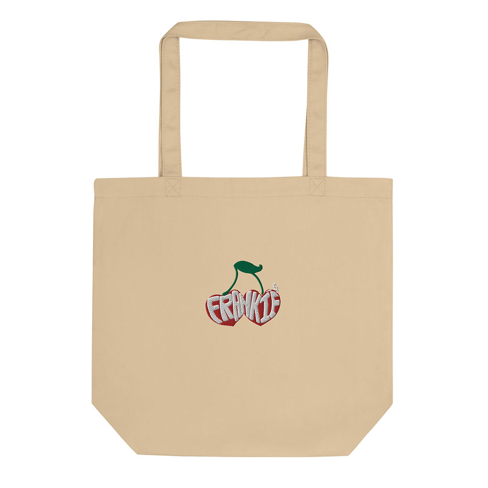 cherrie$ embroidered eco tote bag