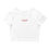 Thumbnail: babygirl embroidered crop top 