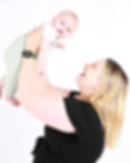Dawn, a single mother by choice, lifting up her created using donor sperm