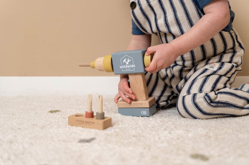 Miniature : Perceuse en bois