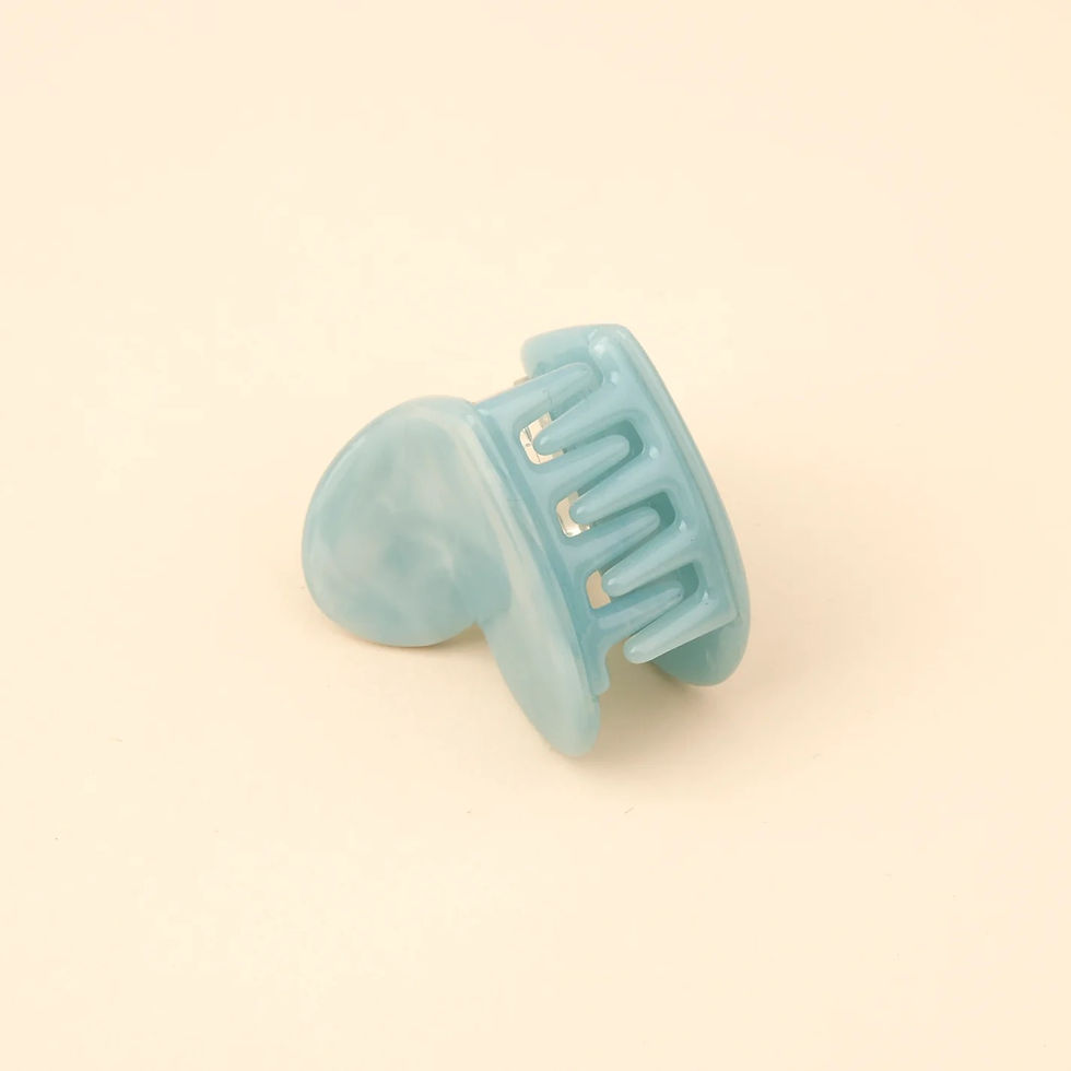 Miniature : Coucou Suzette - Mini Barrette Coeur Bleu