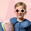 Miniature : Lunette de soleil enfant fleur - Blanc et Rouge