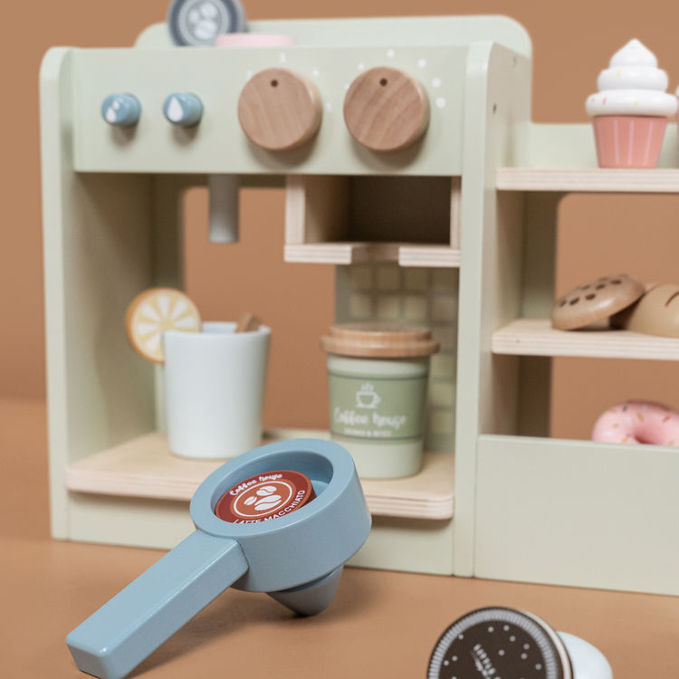 Miniature : Grande machine à café en bois
