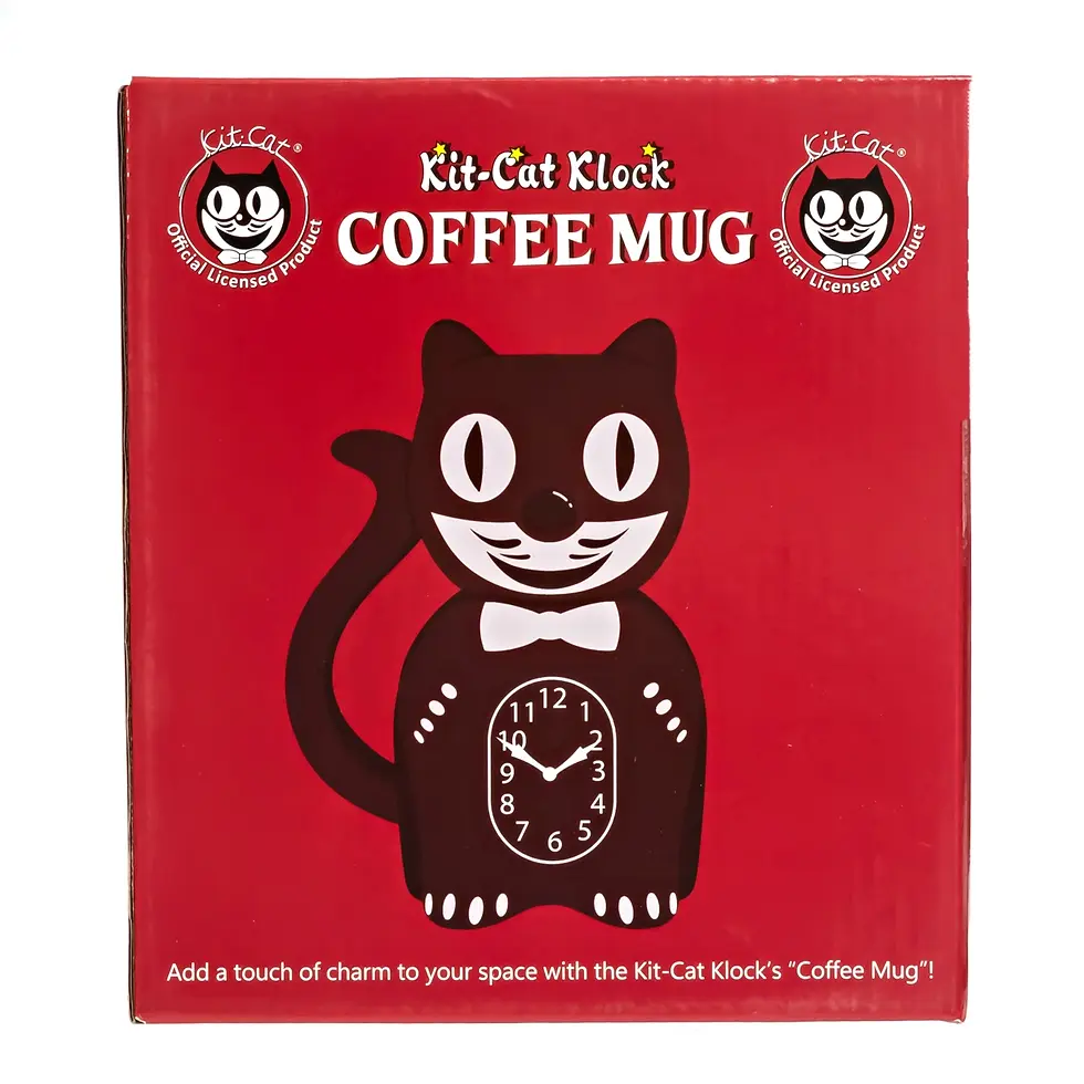 Miniature : Kit-Cat Clock - Mug Chat Noir