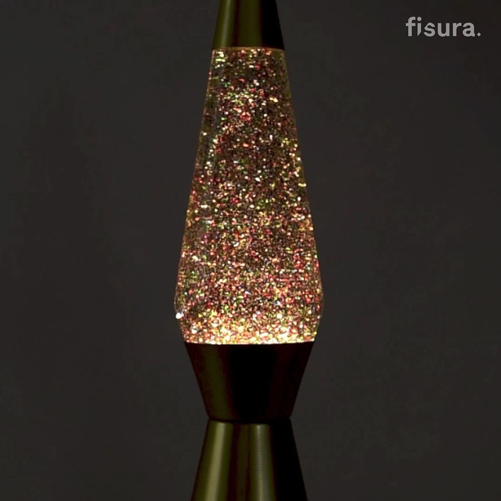 Miniature : Lampe paillettes Or
