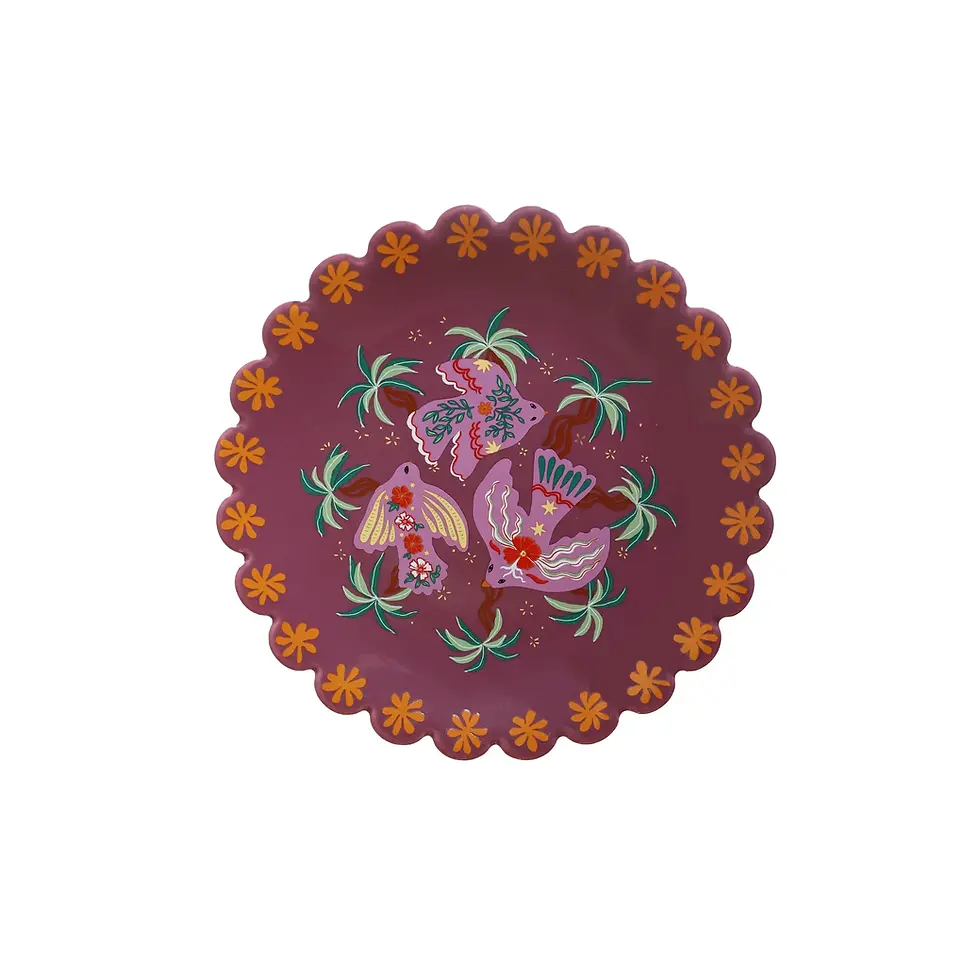 All The Luck In The World - Petite assiette oiseaux