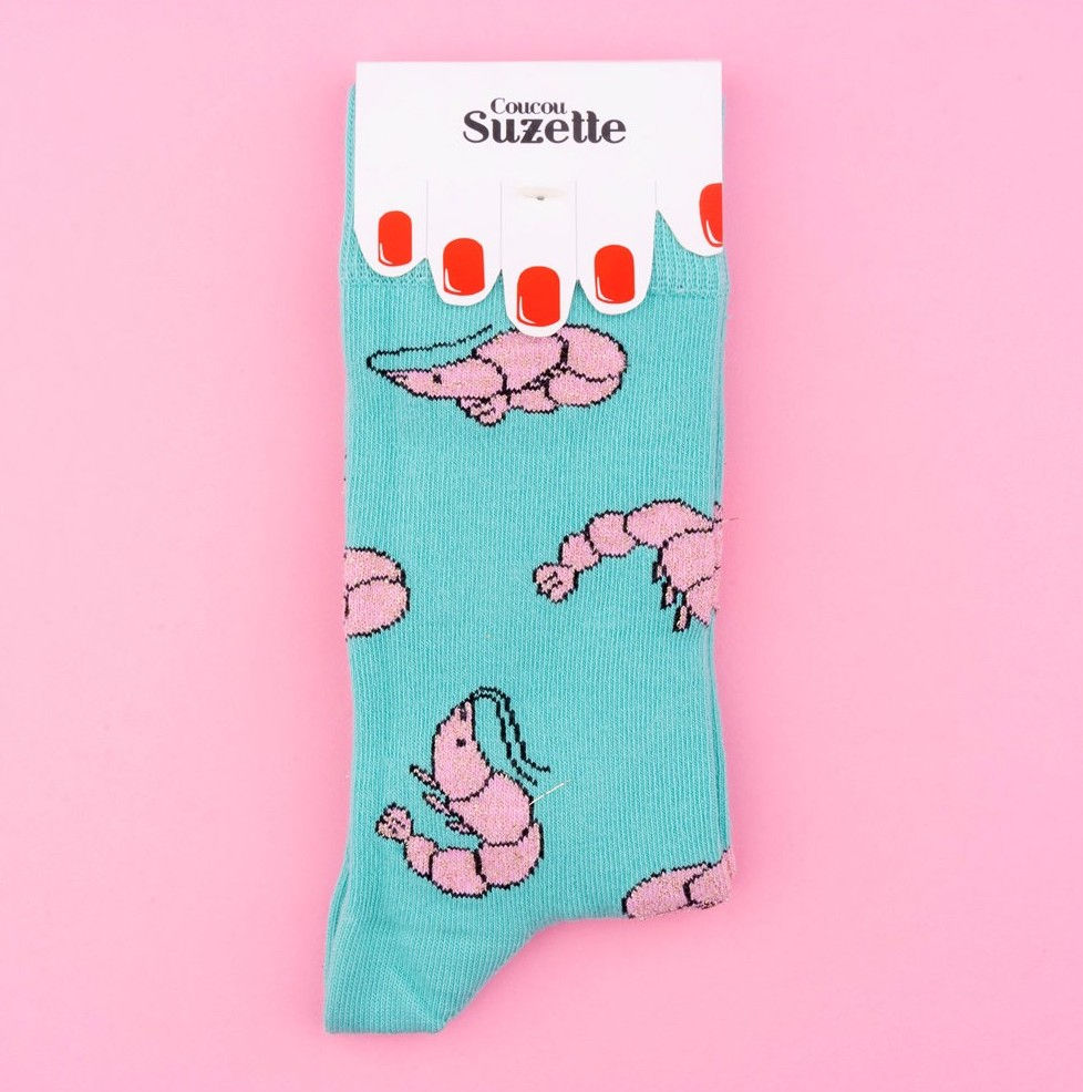 Miniature : Coucou Suzette - Chaussettes Crevette